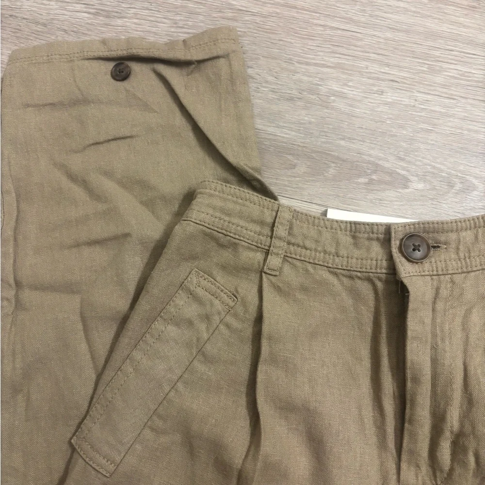 A New Day High-Rise Straight Ankle Linen Pants | Size 2 NWT - Picture 3 of 8